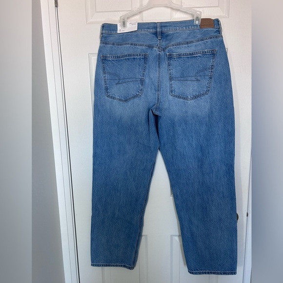 American Eagle 90s low rise y2k straight jeans in light wash size 16/33- NWT - Picture 6 of 12